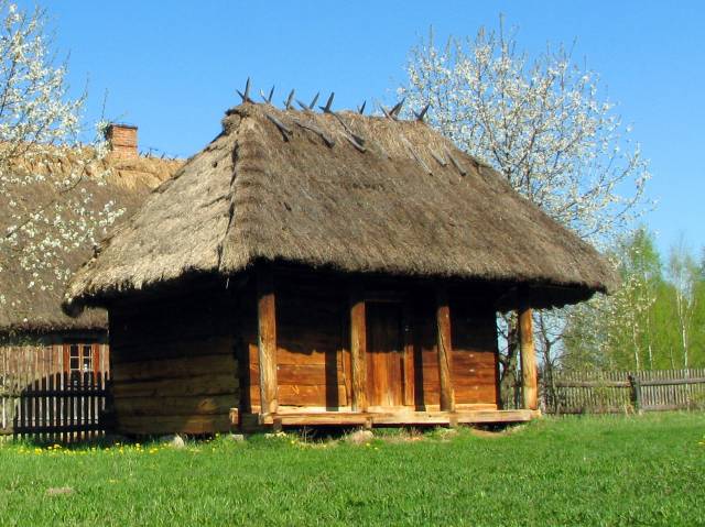 Granary in Mierzwin Duży from around 1890