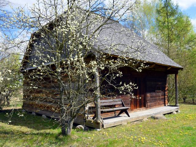 Granary in Gąsówka Stara from around 1880