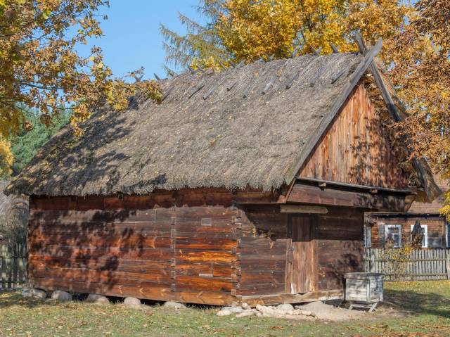 Granary in Gąsówka Stara from XX century